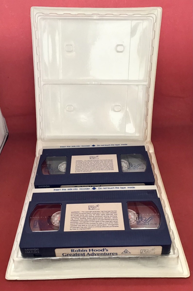 Robin Hood Double Feature 1991 VHS Retro Vintage Video Cassette | eBay