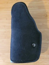 Gun Flower Universal IWB Black Leather Holster. For Midsize Autos & Revolvers