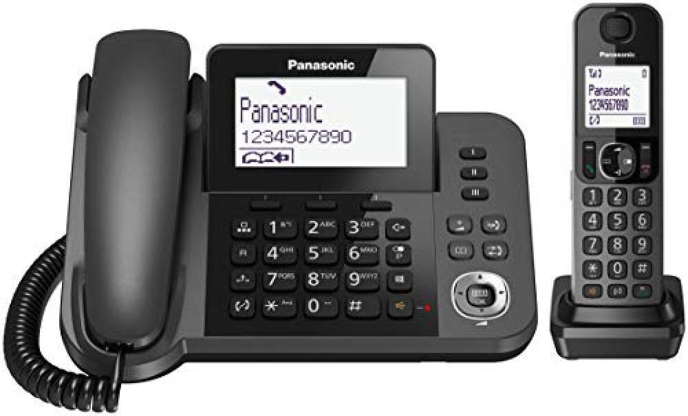 Panasonic KX-TGF310EXM Telefono a Filo e Cordless DECT Senza Segreteria Telefoni