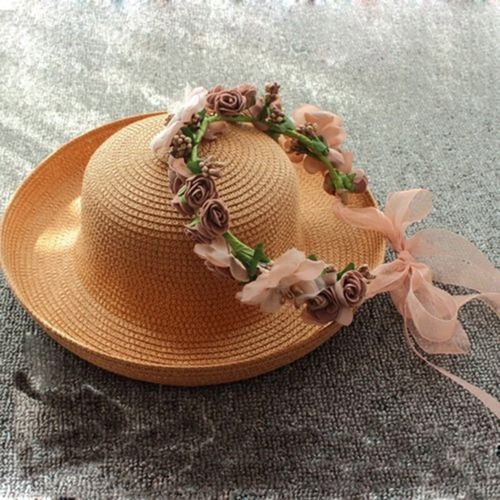 Flower Headband Head Garland Hair Band Crown Wreath Festival Boho Happy Wedding - Picture 7 of 11