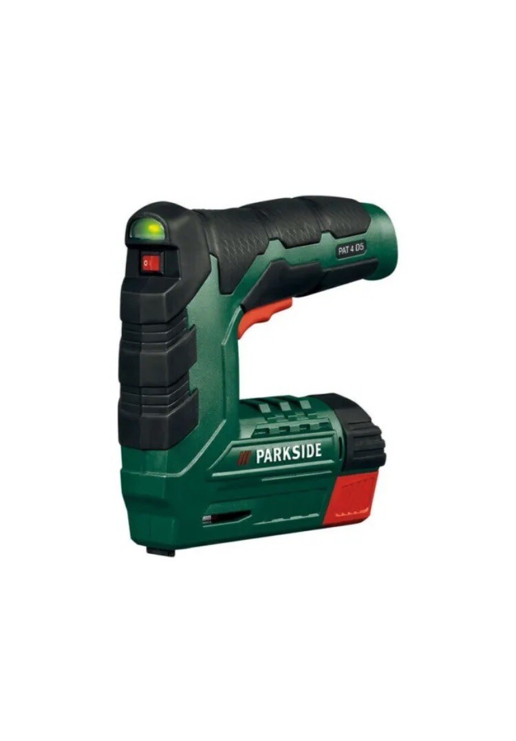 Parkside Cordless Nailer Stapler Nail Gun 4V LiIon Fast Rechargeable