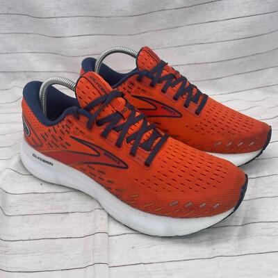 Brooks Mens Glycerin 20 1103821D843 Orange Running Shoes Sneakers Size US 10 D