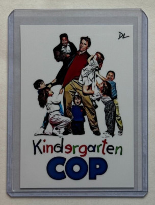 Kindergarten Cop Limited Artist Signed ''Arnold Schwarzenegger'' Trading Card 5/10