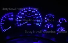 Blue Cluster LED Bulb Kit for Chevy Silverado Tahoe C/K1500 C/K2500 3500 99-02