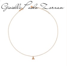 Collana Rue Des Mille In Argento Rosato Carrozza Bombato Ref. Gr-002-car