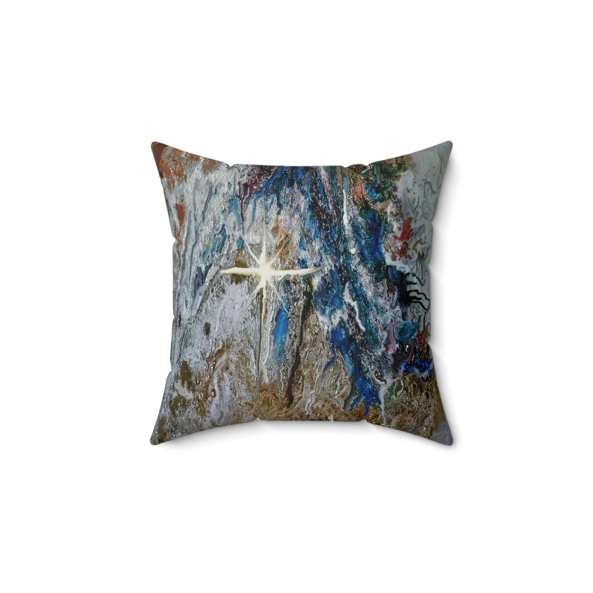 Precious Stone Throw Pillow 14x14