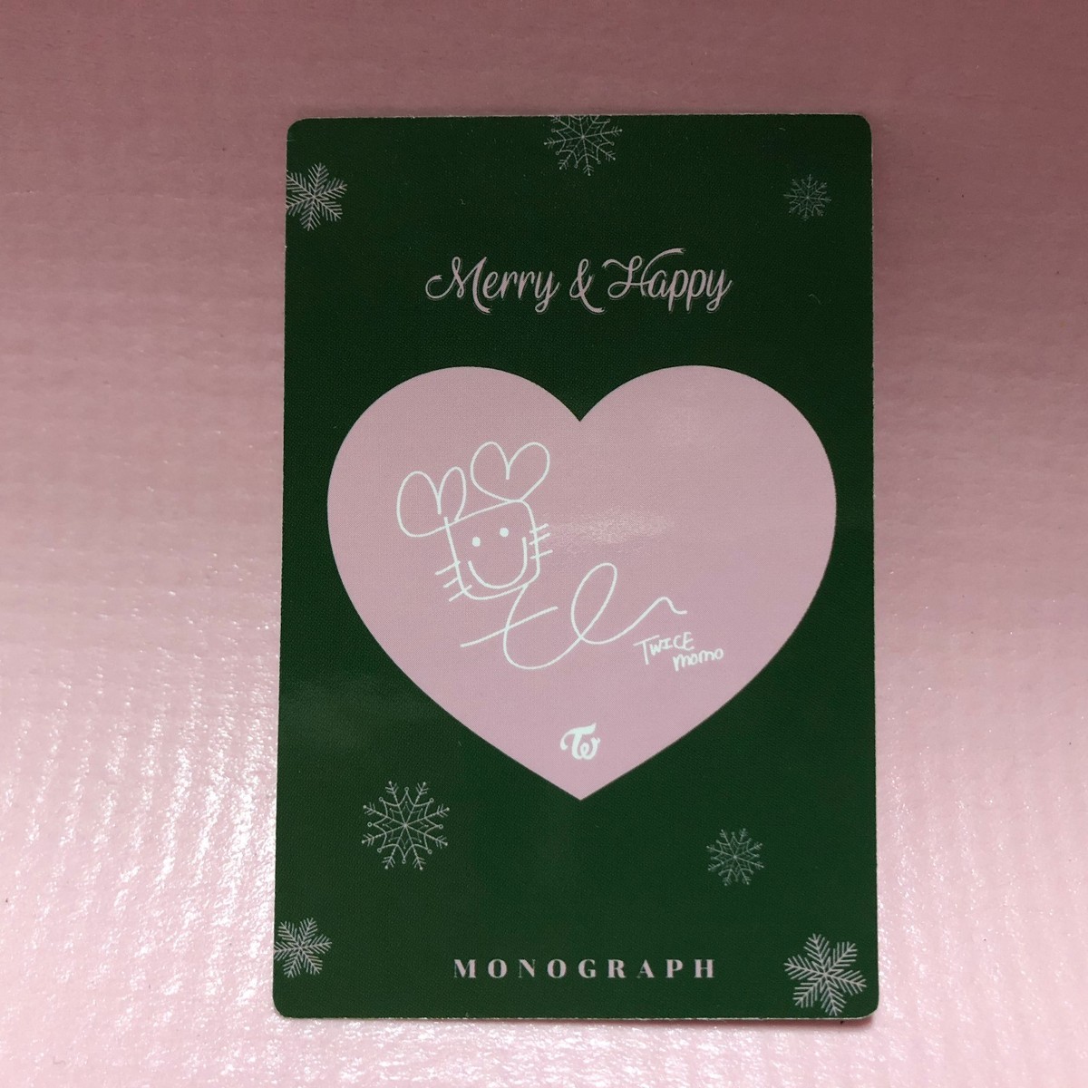 TWICE Merry & Happy Monograph Official PHOTOCARD ONLY