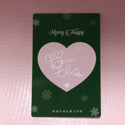 TWICE Merry & Happy Monograph Official PHOTOCARD ONLY