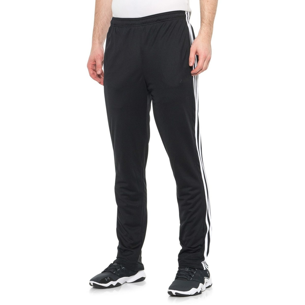 Stripes Tapered Adidas Joggers White Stripe Adidas Men Black And S