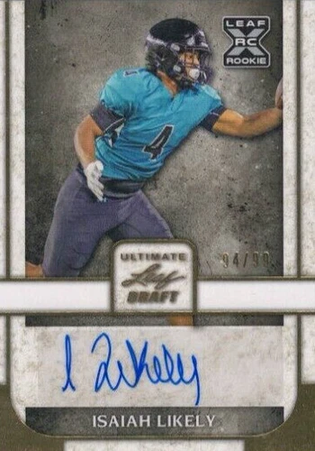 2022 Leaf Draft Isaiah Likely #BA-IL1