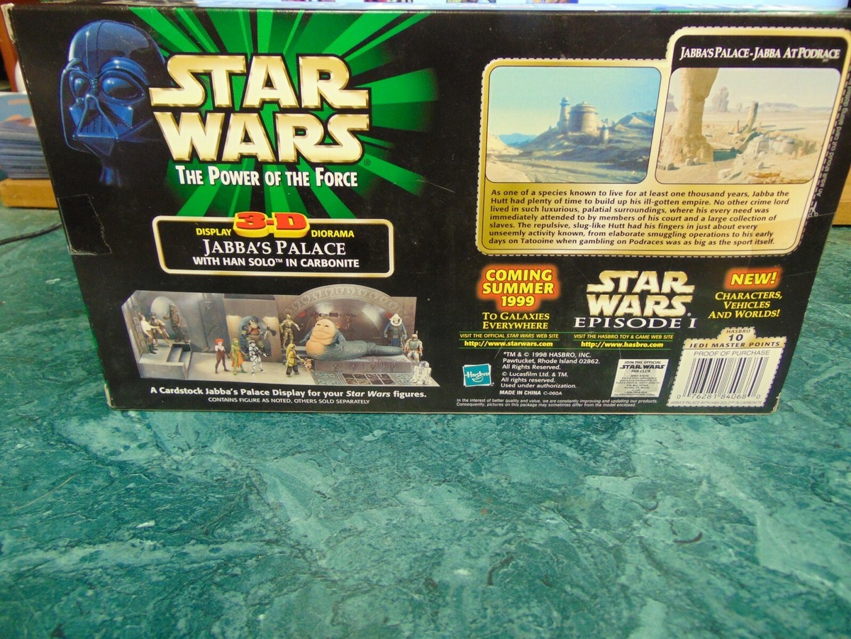 Star Wars Power of the Force Jabba's Palace 3D Diorama | eBay