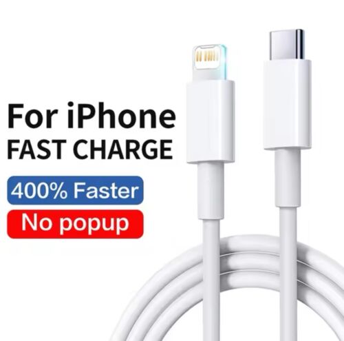 Per iPhone 14 13 12 11 Pro XR XS Ricarica Rapida 20W USB-C Cavo Caricatore PD-1M - Foto 2 di 21