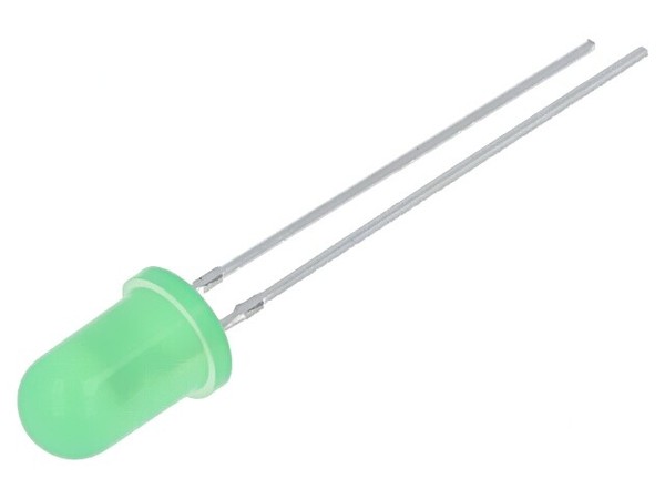 2X OSG5DS5B64A Led 5Mm GrüN 2180-3000Mcd 60° 3-5V 20Ma AusfüHrung: Blinkend Opto-image