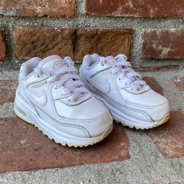 Vintage Nike Air Max Wright Toddler Shoes 317936-111 White Toddler Size 7C | eBay