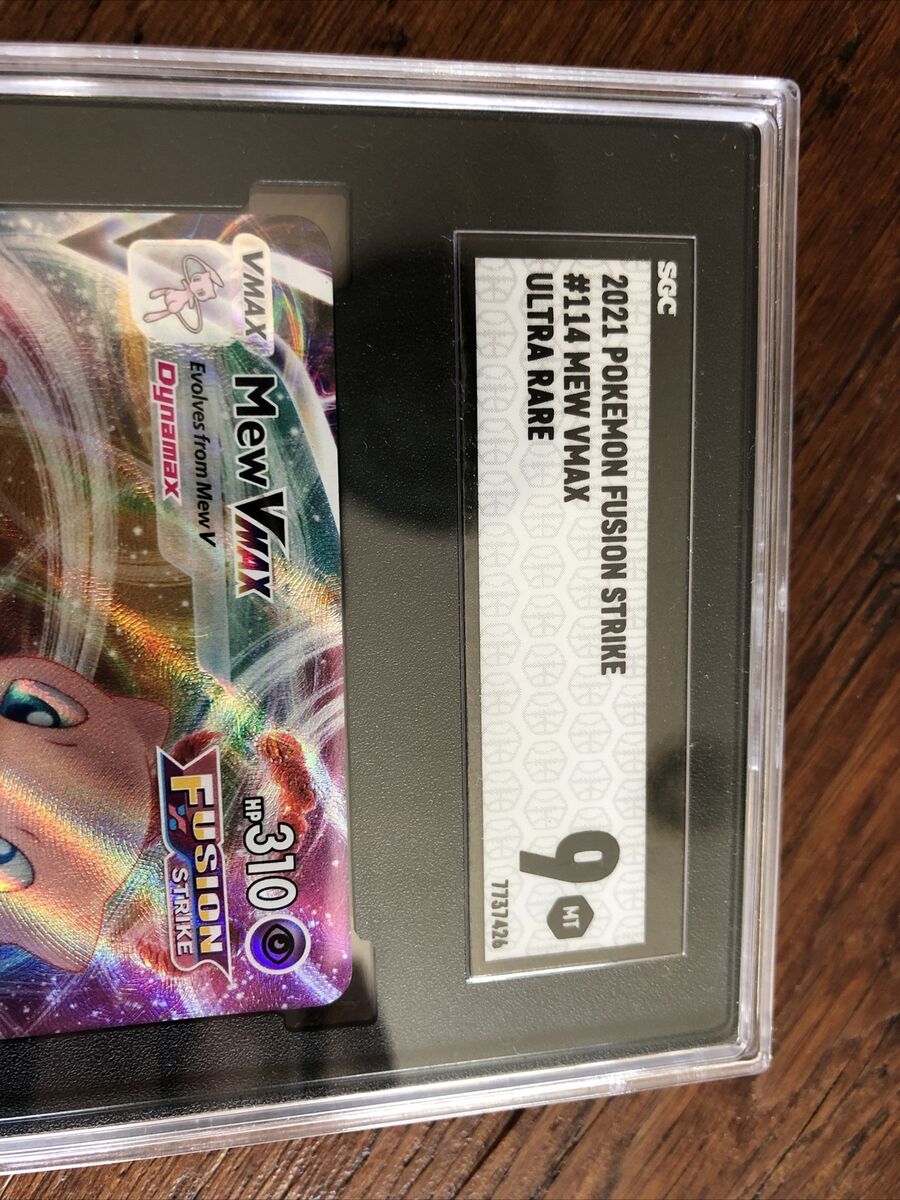 Mew VMAX 114/264 Holo Ultra Rare Pokemon *FUSION STRIKE* SGC Mew VMAX 114/264 Holo Ultra Rare Pokemon *FUSION STRIKE* SGC