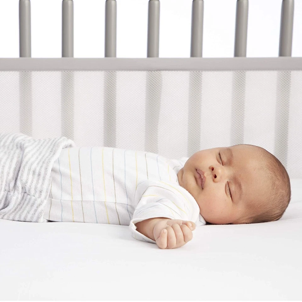Parachoques Para Cuna Estandar Protector Para Cuna De Bebe Guardería Bebé Cuna Parachoques Foto 4 de 4