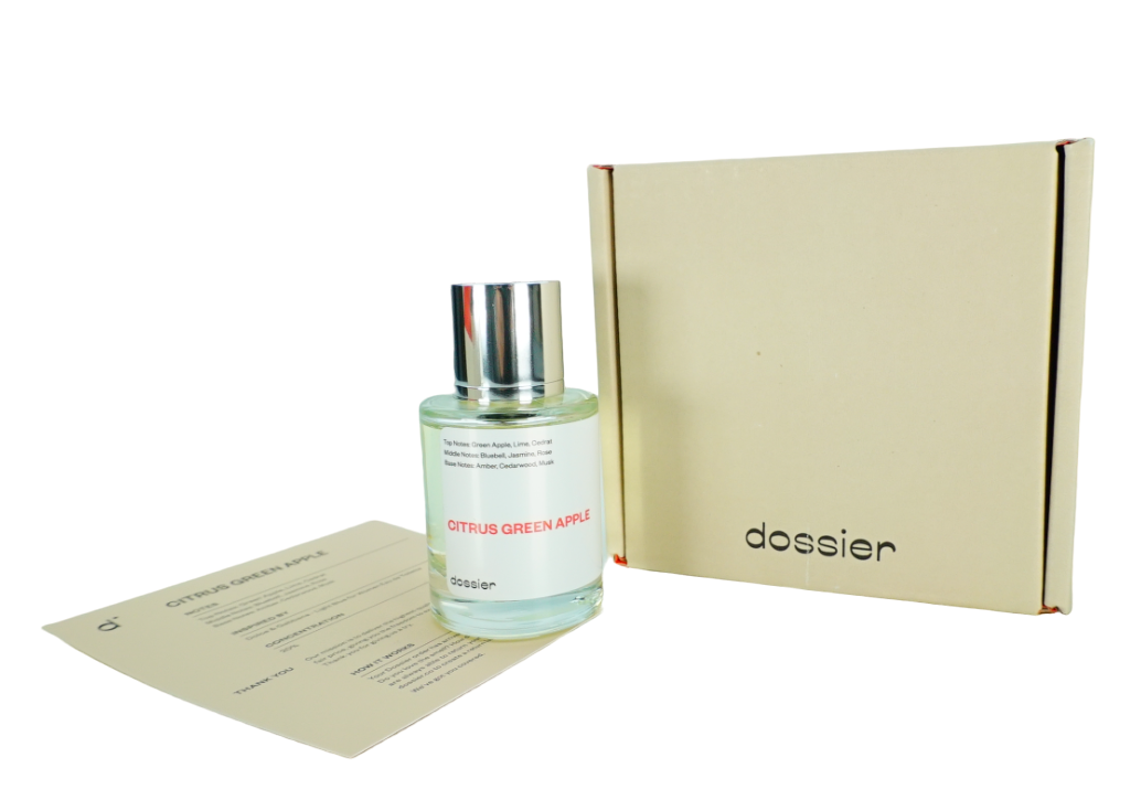 Dossier Citrus Green Apple Perfume Eau de Parfum Fragrance Vegan