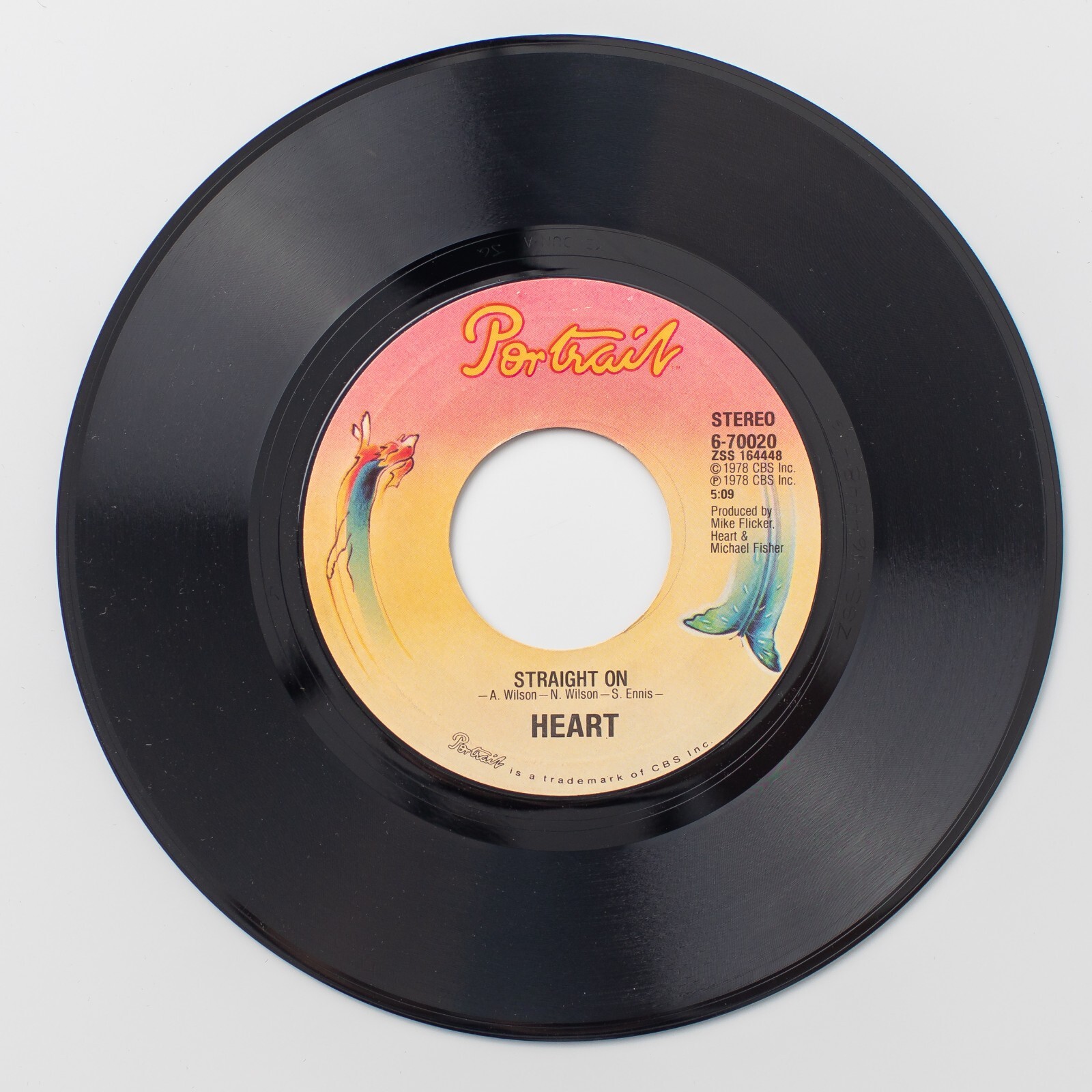 Touch / Straight On Vinyl 45 Record