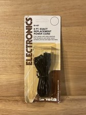 Vintage NOS Arista Replacement Power Cord For Panasonic Phonos-Tape Recorder 6'