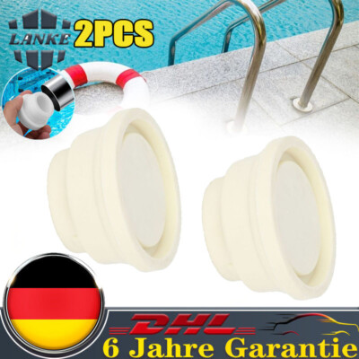 2Pcs Poolleiter Stopper Gummipuffer Schwimmbadleiter Stoßfängerschutz aus Gummi