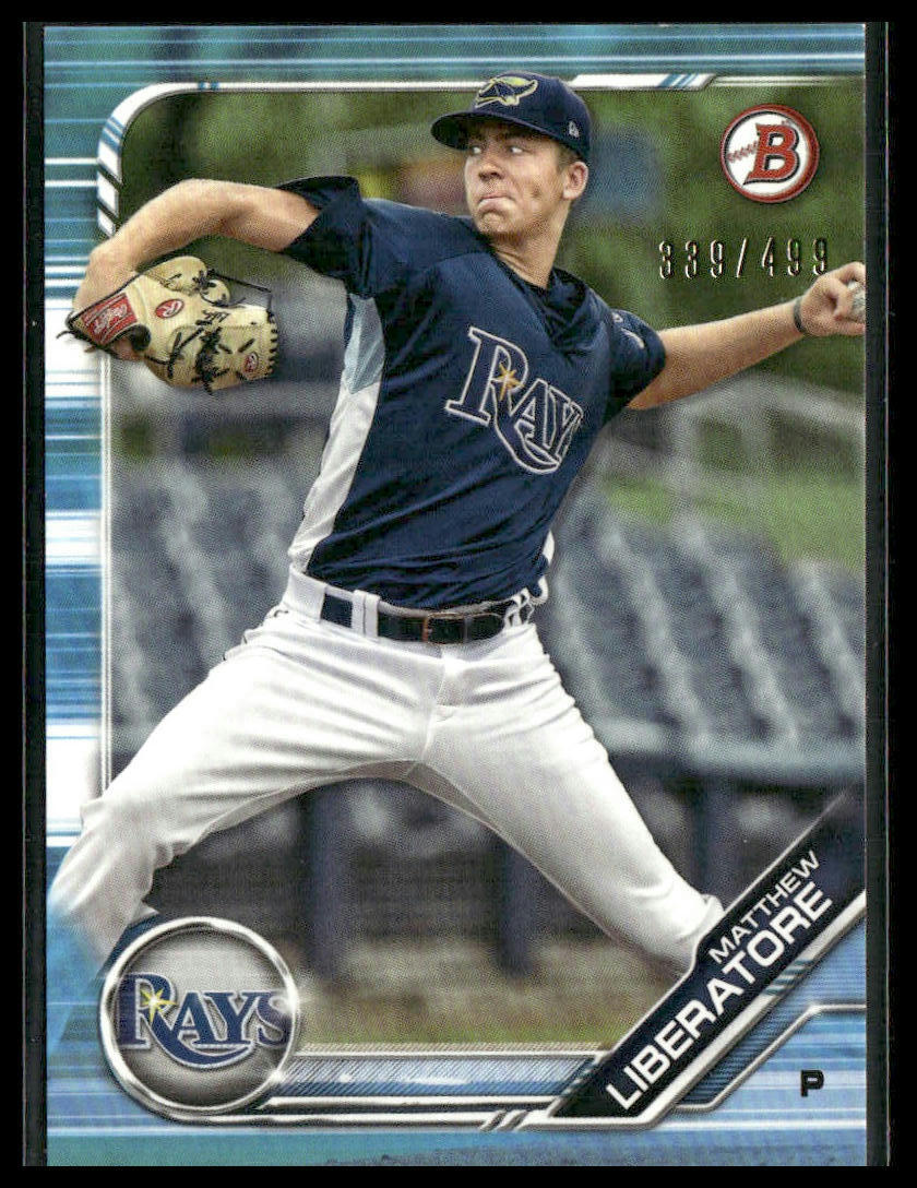 2019 Bowman - Prospects Matthew Liberatore #BP-112 Sky Blue /499 (RC)