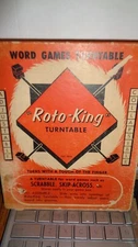 VINTAGE ROTO-KING   WORD GAME TURNTABLEW/BOX 1950[S