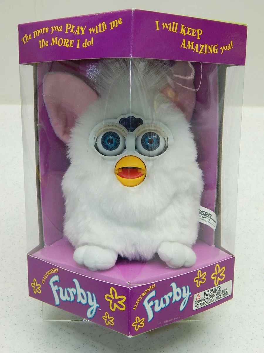 Furby 1998 ORIGINAL 1st Gen White Snowball 70-800 NEW in Box RARE SNG  Misprint!