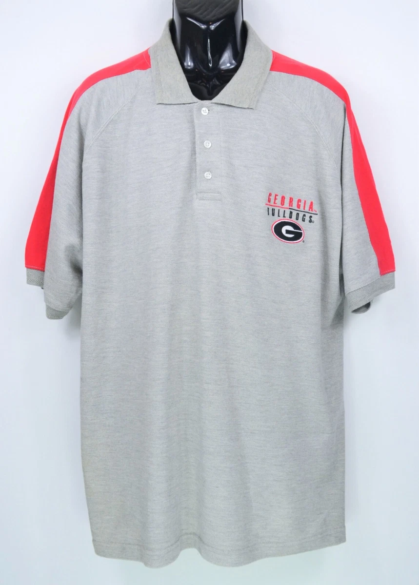 Pro Edge UGA Bulldogs Men s Size XL Red Black Gray Athletic Polo