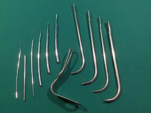 10 Vintage Medizinische Werkzeuge Instrumente Gynäkologischer Harnobgyn - Bild 1 von 15