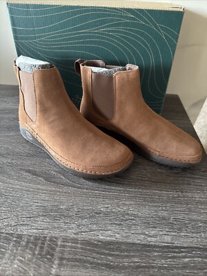 Chaco JCH109218 Women's Paonia Chelsea Cinnamon Brown Boots Shoes