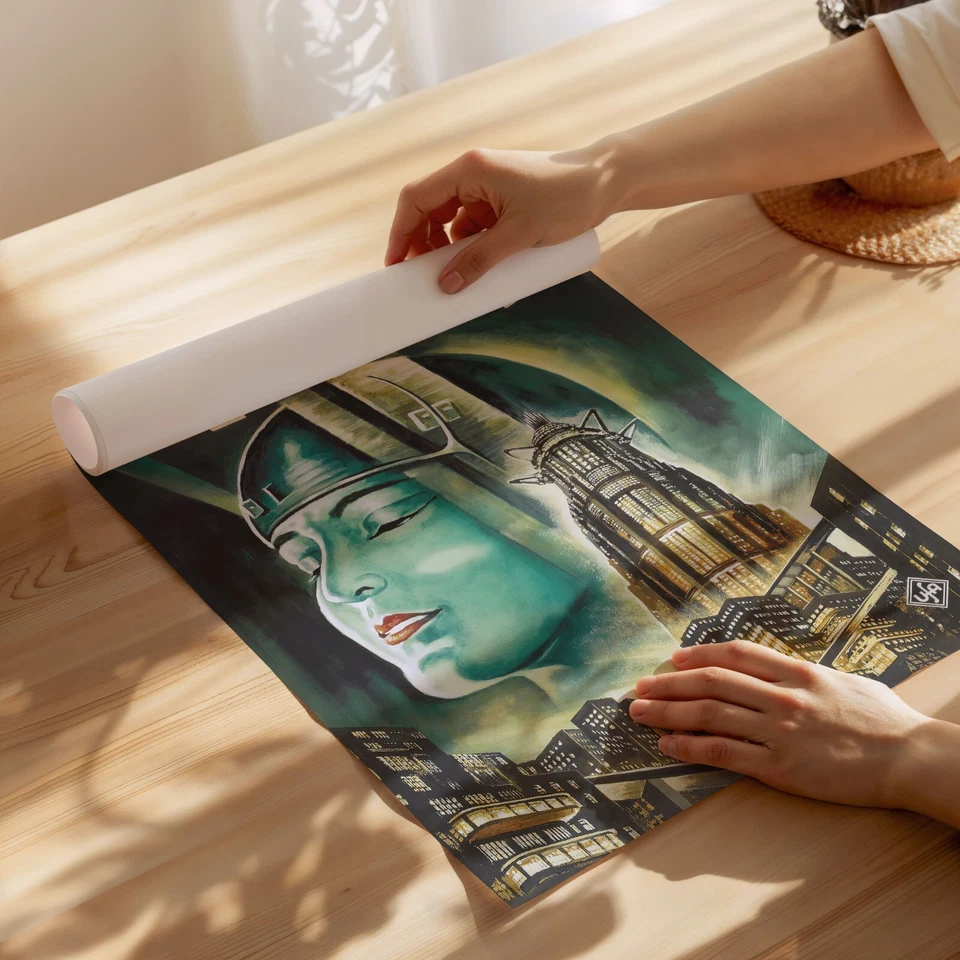 Filmposter Metropolis Fritz Lang UFA 1927 Plakat Kunstdruck Poster - Bild 2 von 3