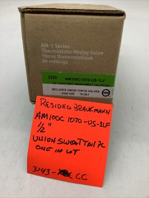 Resideo Braukmann Mixing Valves/AM100C 1070-US-1LF/ One In LotG-1