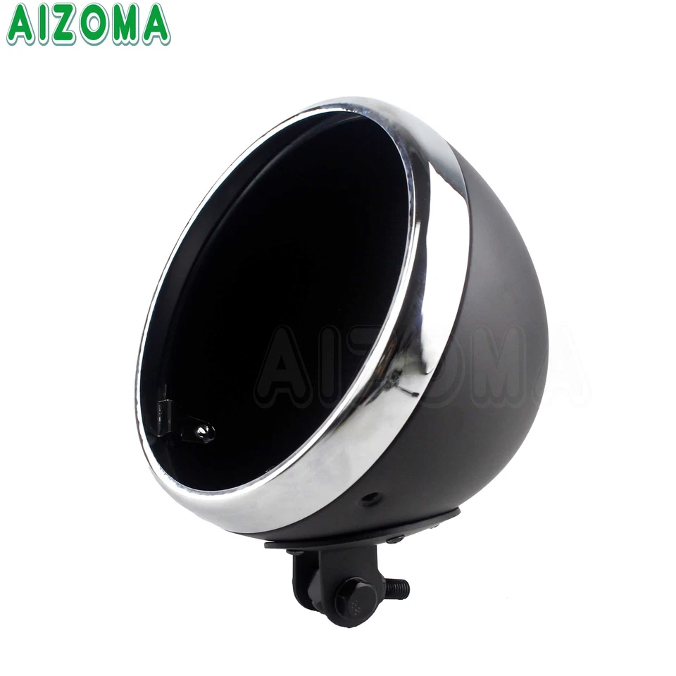 Carcaça de farol de motocicleta farol balde de concha para Harley Heritage Softail - Imagem 2 de 4