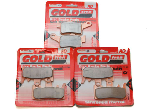 Goldfren Brake Pads Front & Rear For Can Am Spyder F3-S (SE6/SM6) 2015 - Picture 1 of 3