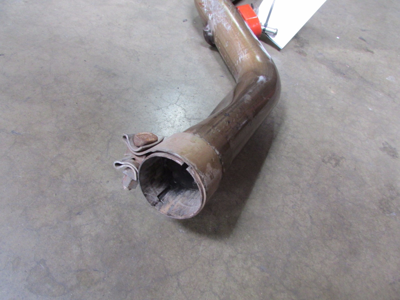 Maserati Granturismo, RH, Right Exhaust Pipe, Used, Dented, P/N 228583