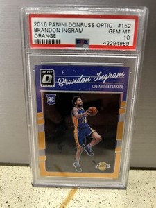2016 Donruss Optic #152 Brandon Ingram Orange/199
