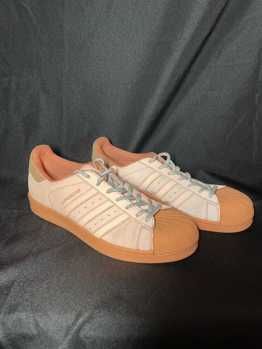 Adidas superstar best sale peach