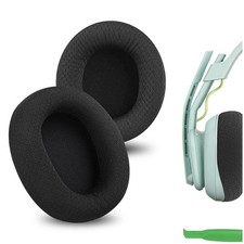 Geekria Mesh Fabric Ear Pads for Astro A10 Gen 2 Headphones Black 