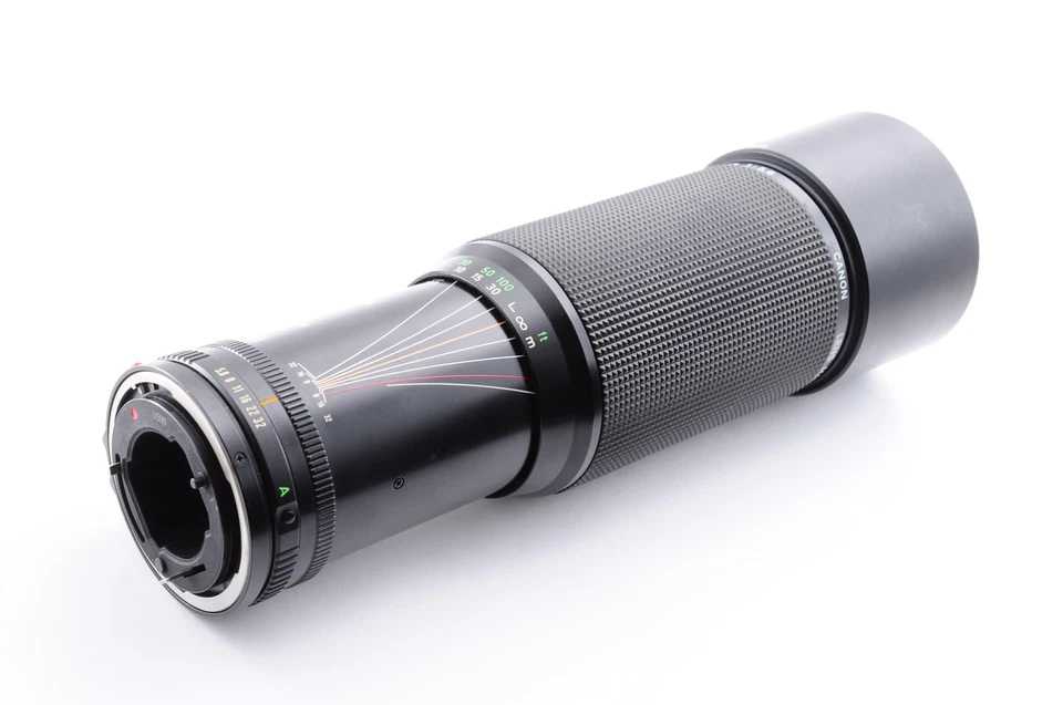 Lente zoom Canon nuevo FD 100-300mm f/5.6 Exc + lente zoom Y3258 - Imagen 2 de 4