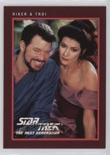 1991 Impel Star Trek 25th Anniversary William T Riker Deanna Troi & #272 10ou