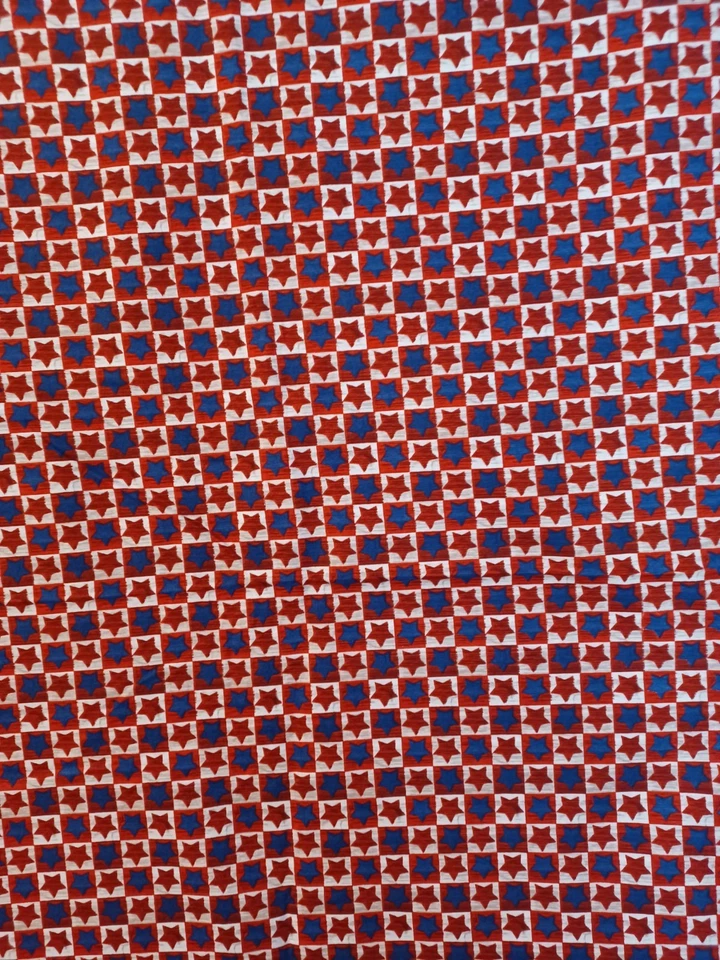 2 Yds Proud to be American by Fabri-Quilt, Red/Blue/Tan Stars, 44"W Price is BTY - Image 2 of 3