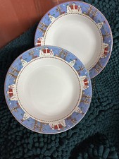 SAKURA Debbie Mumm SNOWMAN BOWLS Set of Four 7 3/4" Excellent condition