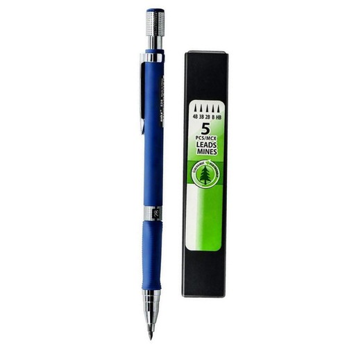 2mm 2B Lead Holder Automatic Mechanical Drawing Drafting Pencil 5 Lead Refill f - Picture 3 of 6