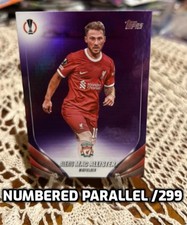 Topps Flagship 23-24 Alexis Mac Allister Purple Parallel /299 Liverpool C2752