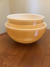 FIRE KING Peach Luster  Colonial Rim Nesting ...