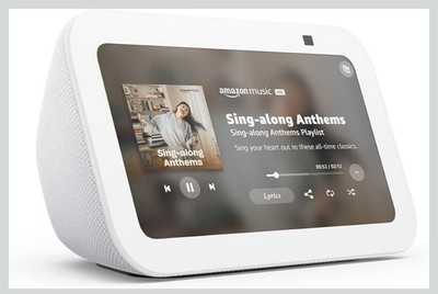 Amazon Echo Show 5(newest model),Smart display with Alexa+ Early Access, 2x Bass