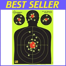 High Visibility Fluorescent Yellow Shooting Targets