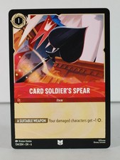 Card Soldier's Spear - Azurite Sea - LORCANA - #134 - Singles
