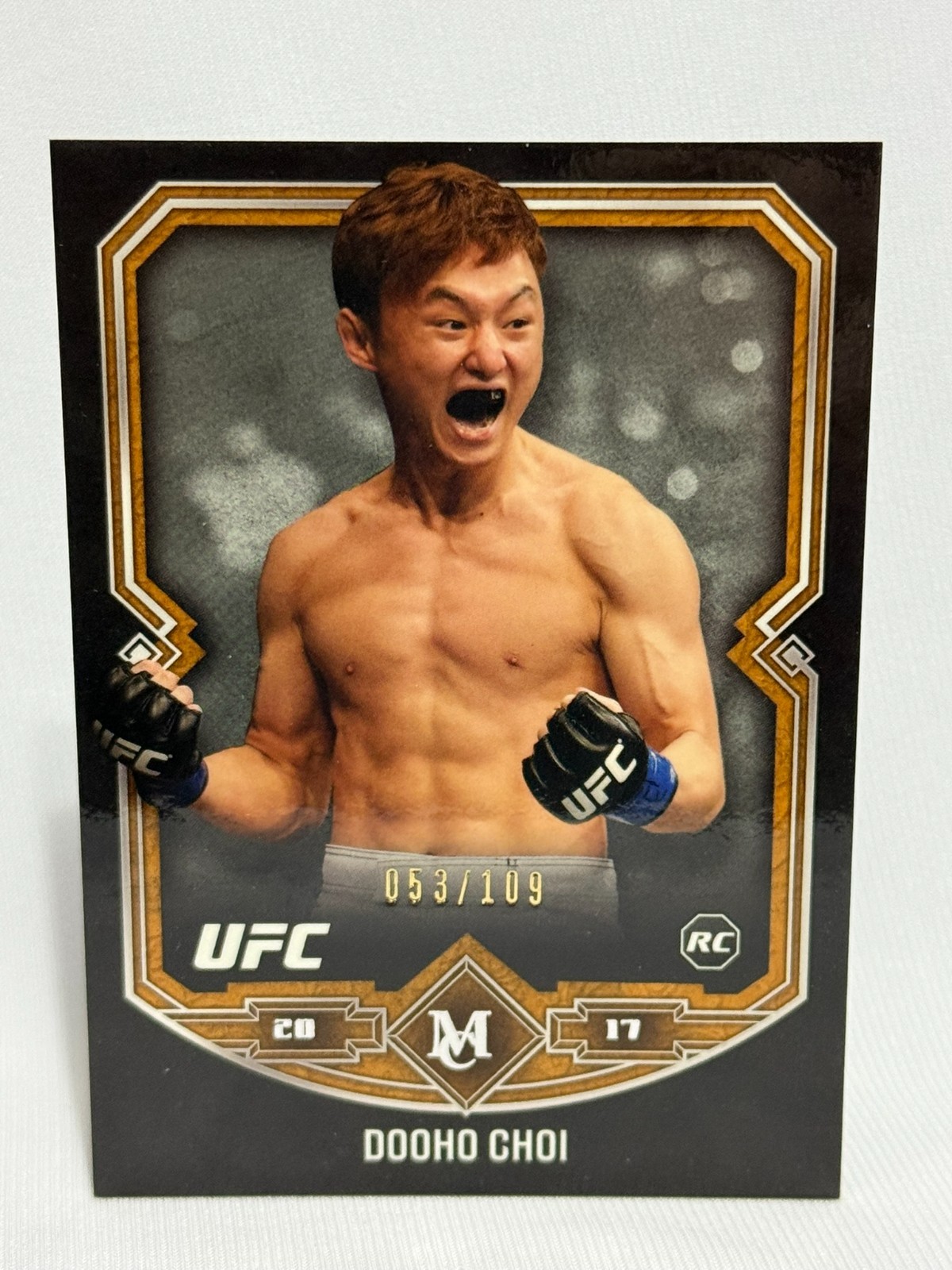 2017 Topps UFC Museum Dooho Choi RC #28 COPPER 053/109