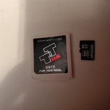 Nintendo TT DS DSTT NDS NDSL Black Flash Card with 4GB MicroSD Card